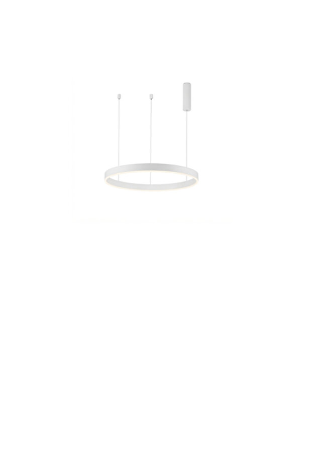 Ring Light Chandelier White Warm Light 9063