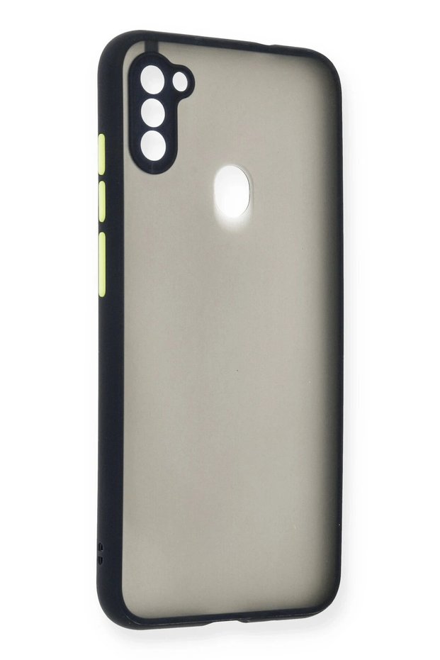 Aconcept Galaxy A11 Case Montreal Silicone Cover (11305) - Navy Blue