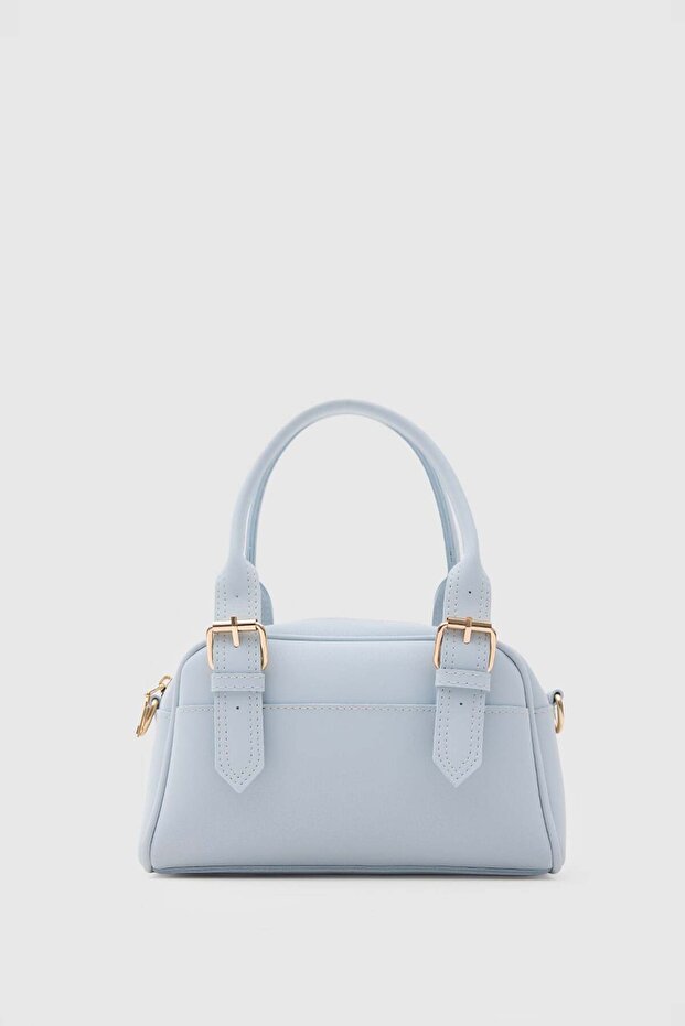 Saffiano Adjustable Hand and Crossbody Bag Baby Blue