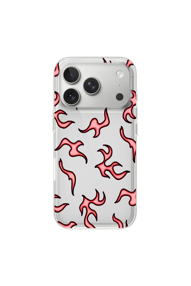 iPhone 17 Pro Max Compatible Wallpaper 4 Designs Transparent Case