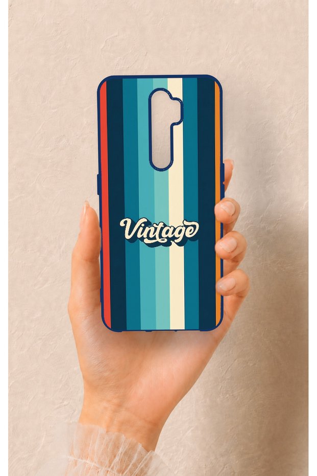 Oppo A9 2020 Compatible Vintage Patterned Silicone Case