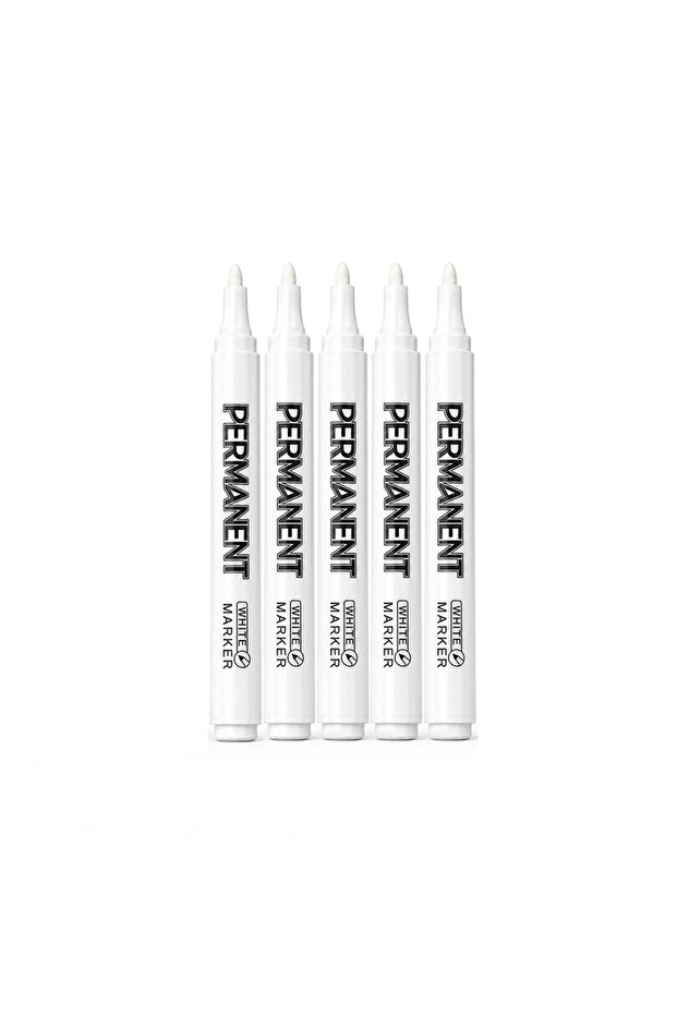 5 Pcs 2/3/5/8/10/12 Pcs White Permanent Paint Markers Waterproof Fade-Resistant Quick Dry Tire Ceram