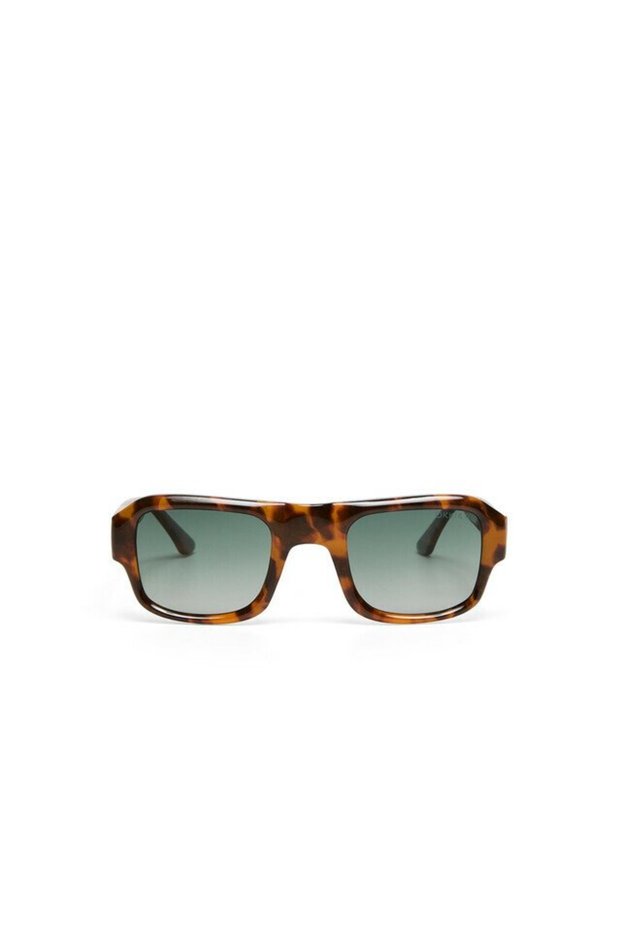 Club Stromboli Green Lens Sunglasses Classic Havana