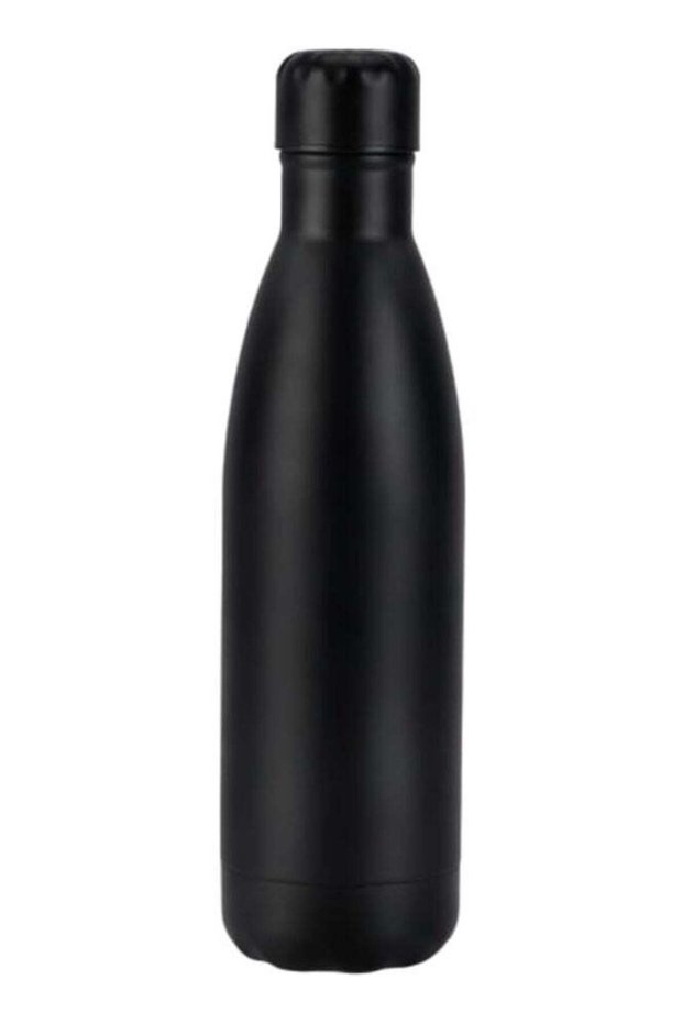 Double Wall Thermal Vacuum Flask – Insulated Stainless Steel Sports Water Bottle, Leak-Proof Reusable Hot & Cold Drink Bottle for Gym, Travel, Office & Outdoor Activities (Black)