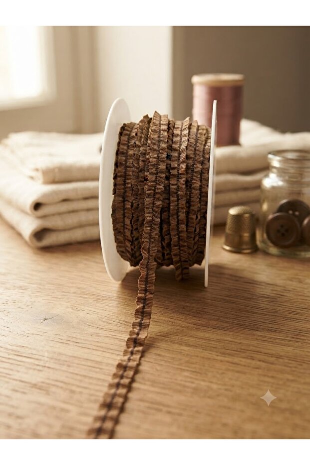 French Drawstring Ribbon 8mm - 25 Meters