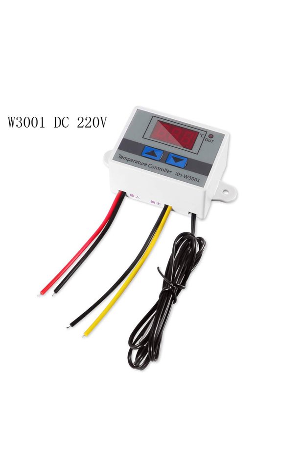 220V W3001 Digital LED Temperature Controller 10A Thermostat Control with NTC Sensor Probe XH-W3001
