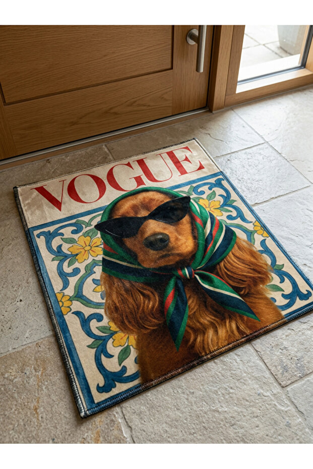 Non-Slip Sole Positive Energy Themed Washable Door Front-Bathroom Mat 40X60 cm