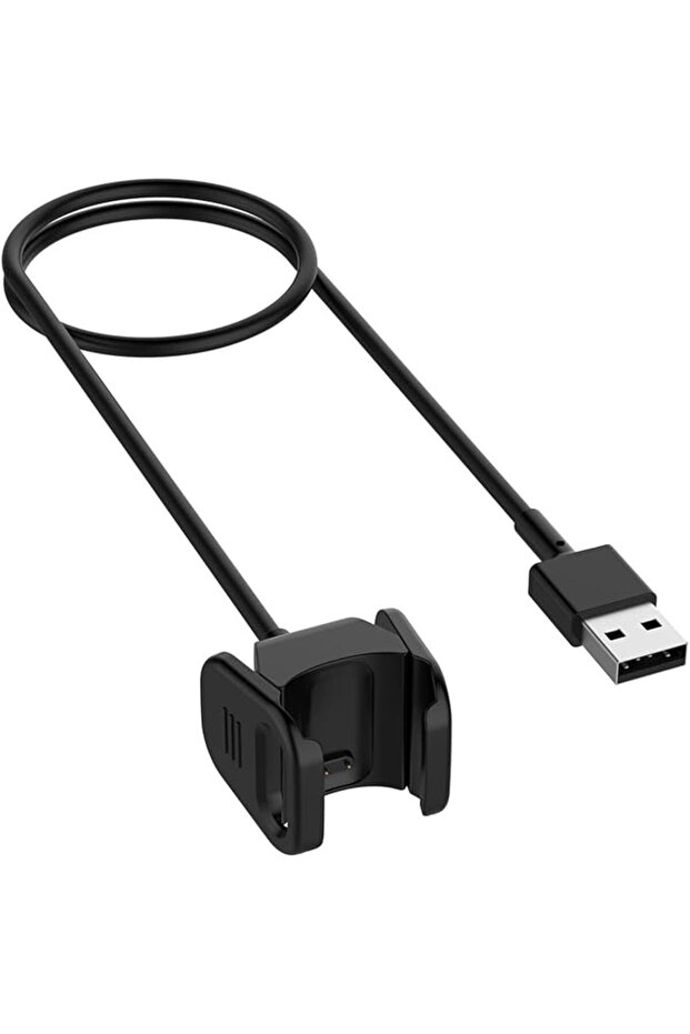 كابل شحن USB مع مشبك، محول محمول بديل، قاعدة شحن لـ Fitbit Charge 3 و 4