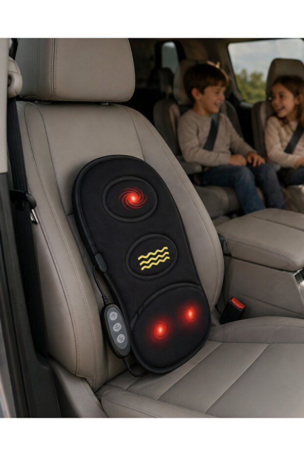 Seat Type Heated Massage Cushion Waist Back Vibrating Relaxation Cushion