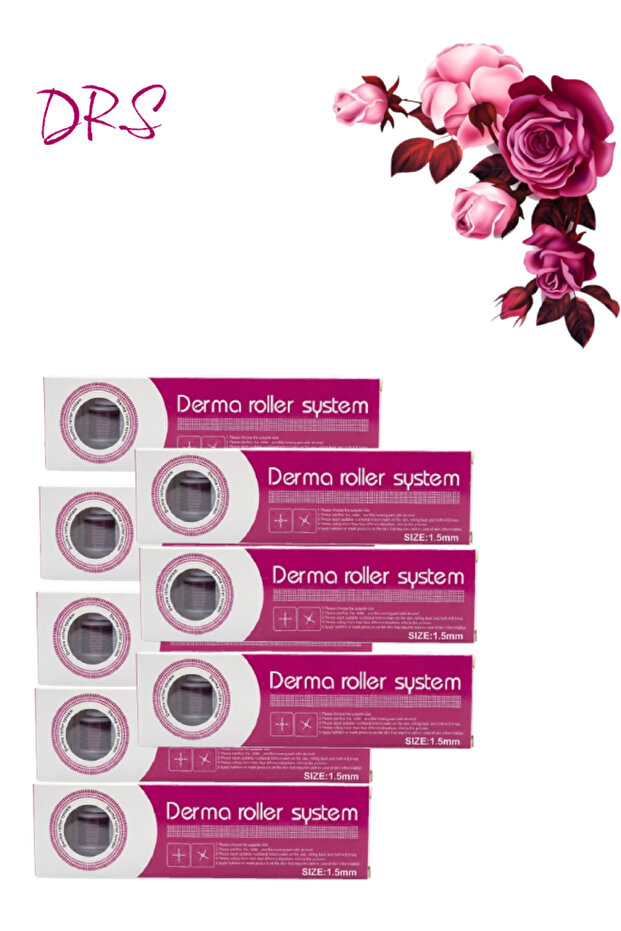 8 Pieces Derma Roller System 1.5mm