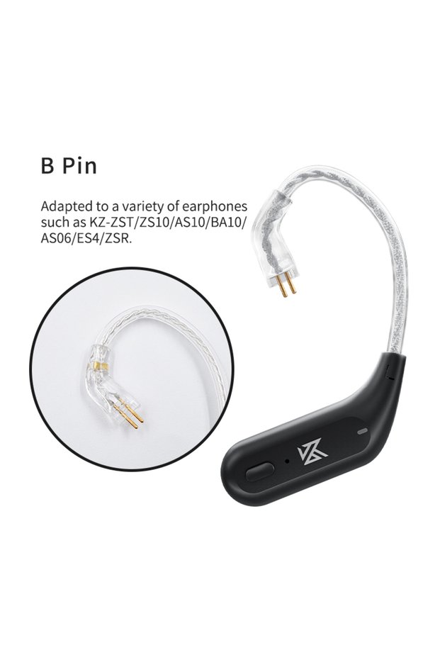 AZ09 B PIN KZ AZ09 PRO Wireless Upgrade Cable Bluetooth-compatible 5.4 HIFI Wireless Ear Hook C PIN