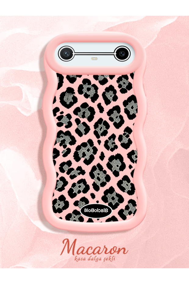 Tecno Spark Slim/Pova Slim Compatible Wavy Frame Leopard Print High Quality Silicone Case