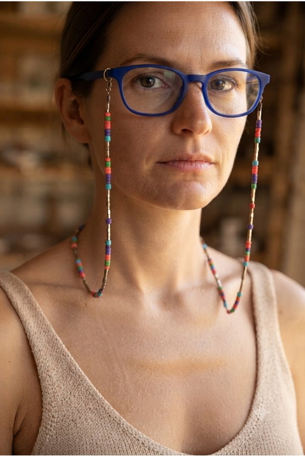 Handmade Beaded Detailed Glasses Cord (75cm)