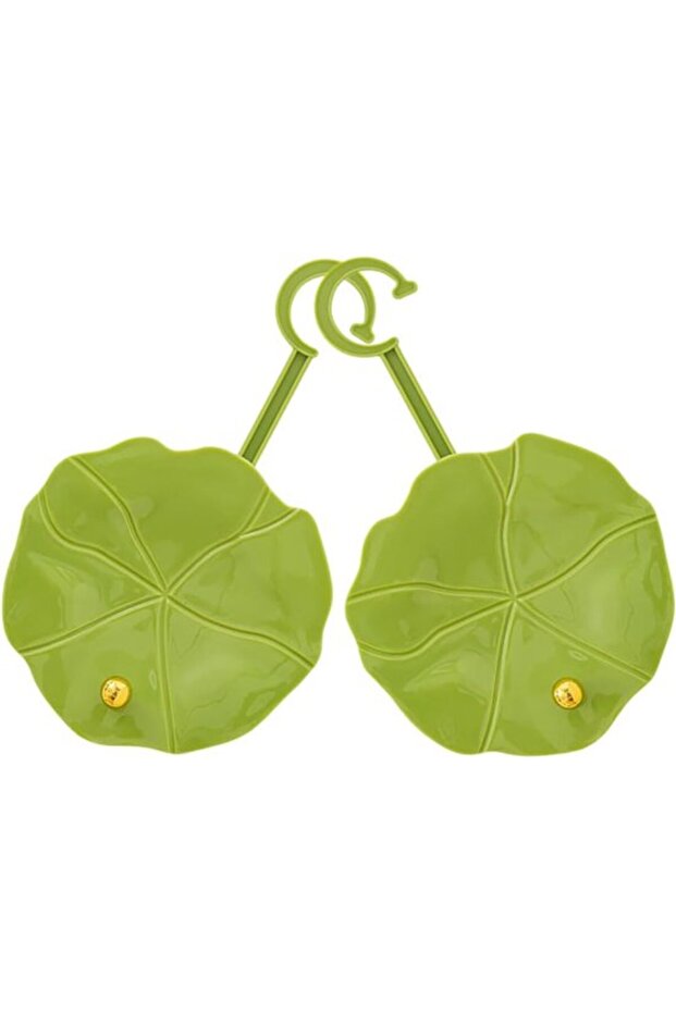 2-piece hat rack, wall-mounted hat rack, wall-mounted hat hook/keychain, hat hook, hat display rack, cowboy hat rack (plastic, green)