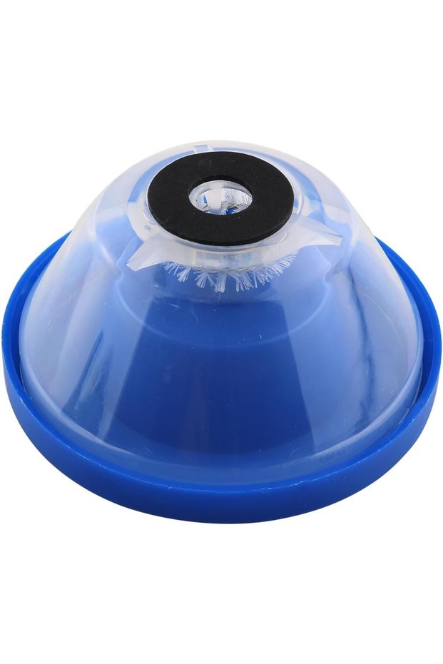 Dust cover, electric drill dust cover, hand drill dust cover, dust collector, drilling dust cover, suitable for metal and concrete, 5-pack - blue