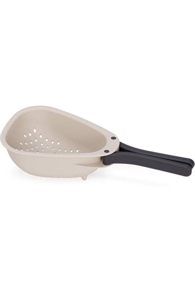 Small Sieve with Foldable Handle, Kitchen Sieve for Small Vegetables, Fruit & Berries, Space-Saving