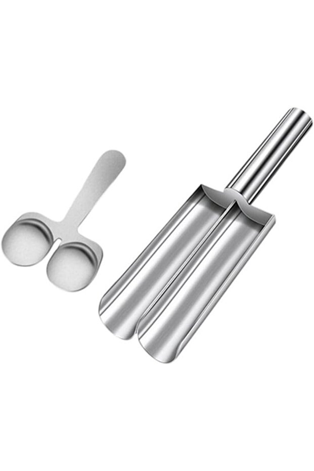 304 Stainless Steel Meatball Maker Tool with Scraper (22.5×6.2cm) for Fast Preparation