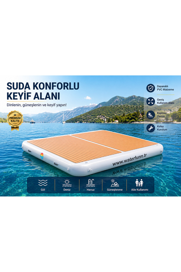 Su platformu 400 × 200 × 20