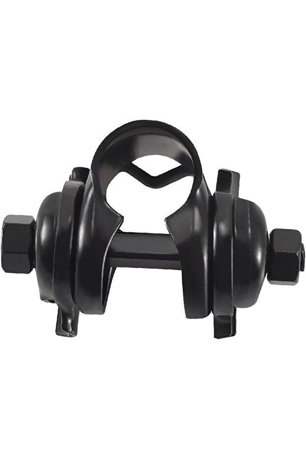 Two adjustable bicycle seatpost clips - Black