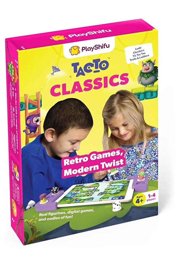 Tacto Classics Interactive Board Game for Kids - 4 Games in 1