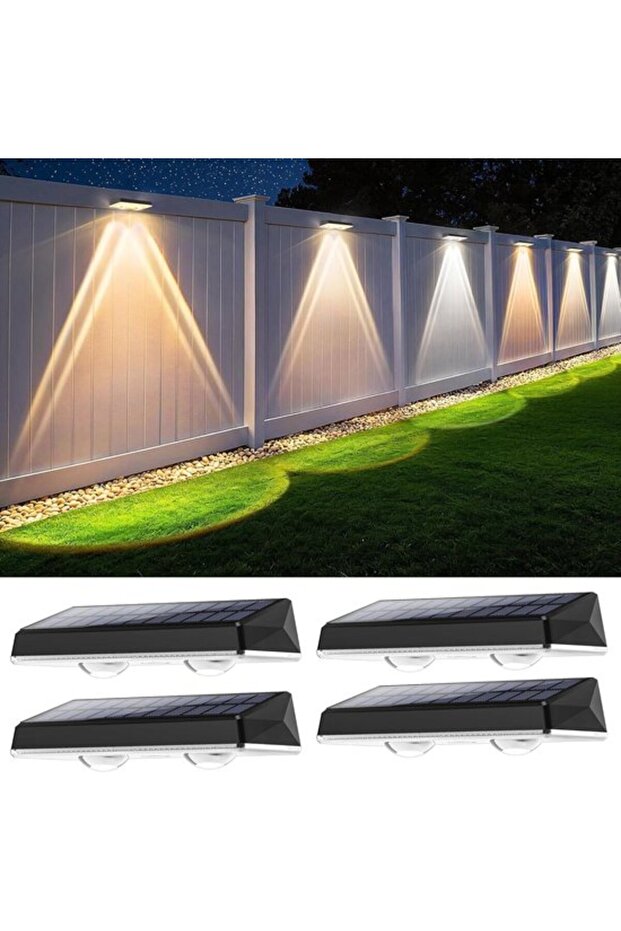 4-Pack - IP67 Waterproof Solar Lights - 3 Light Modes & White Light - Powerful Outdoor Lighting for Yard and Garden
