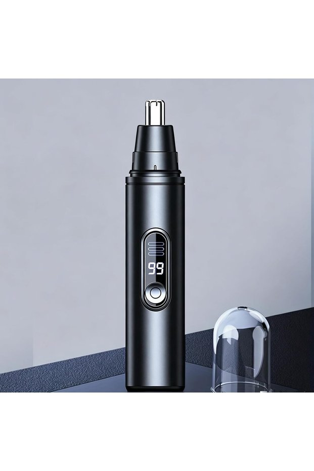 Nose hair trimmer, USB rechargeable, LED display, electric nose hair remover, unisex, Model 2