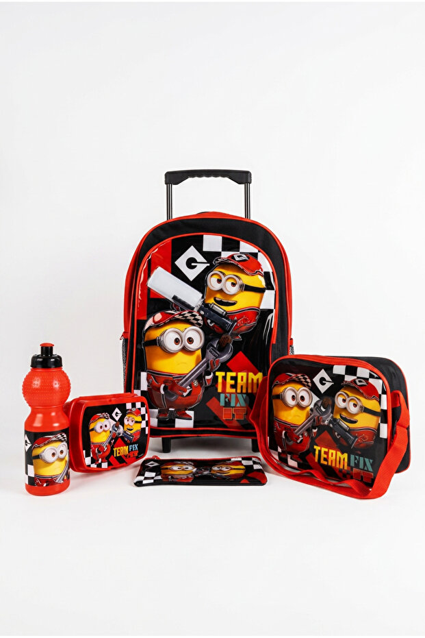 5-in-1 Trolley School Bag 17 Inch