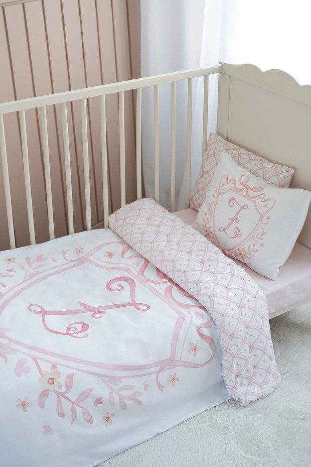 Park Bedding Set (80X120) - Noble Series - Pink - Letter Z
