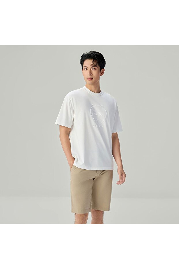 Men's Chiikawa Printed Cotton Blend Relaxed Tee