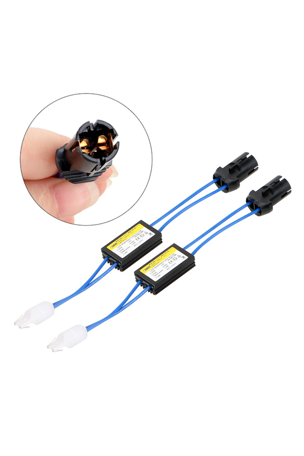 T10 12V Warning Canceller Decoder 2Pcs Car Lights NO Error Canbus Cable Car LED Decoder OCB Load ... - 7
