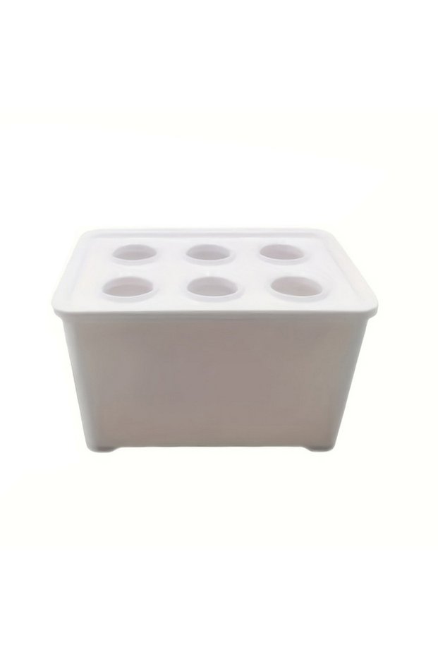 1pcs white Gardening Nursery Pots Indoor Hydroponics Grower Kit Universal Hydroponic System Planting