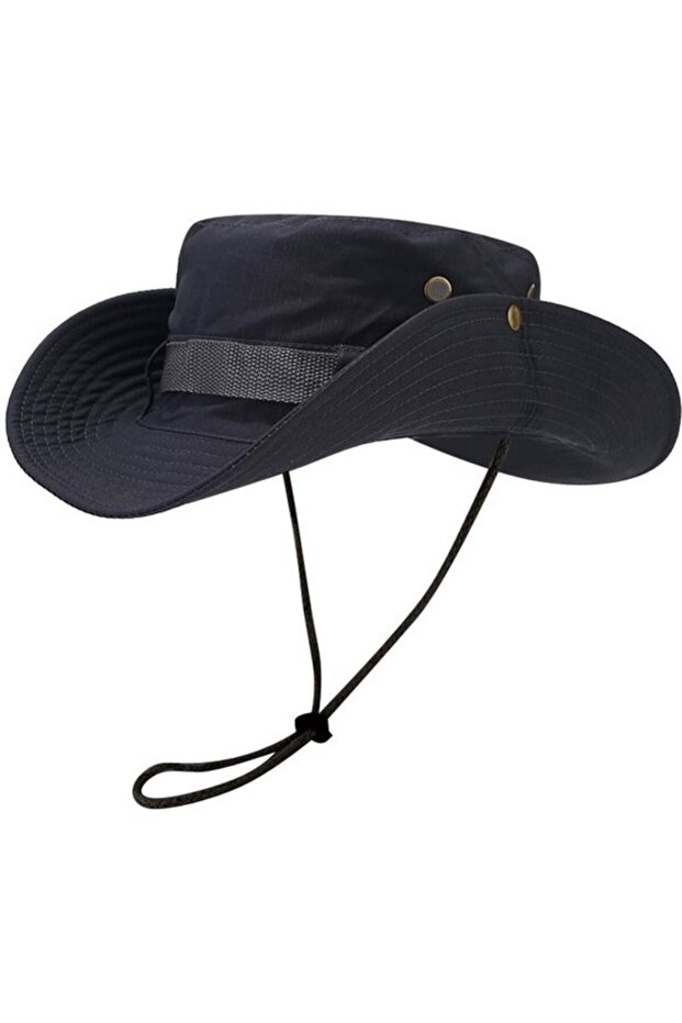 Sun hat dark beige breathable mesh wide brim hunting/camping/travel.