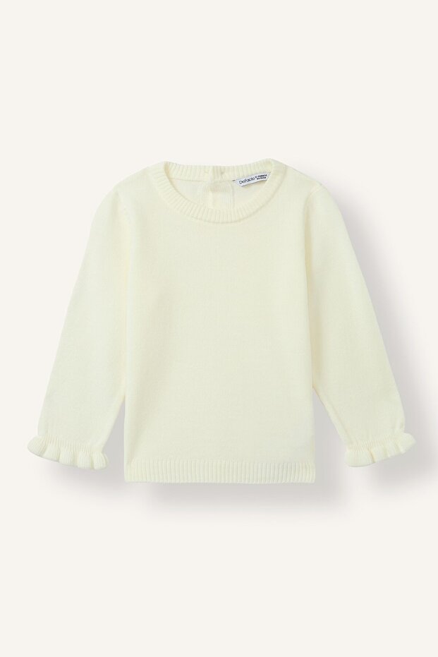 Oversize Crew Neck Drop Shoulder Basic Knitwear Sweater H8470A526Au