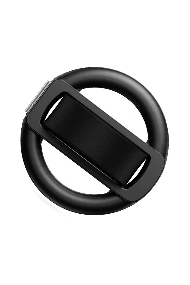 Black New Silicone Magnetic Wristband Ring Holder Phone Stand - For Magsafe Desktop Rotatable Ring C