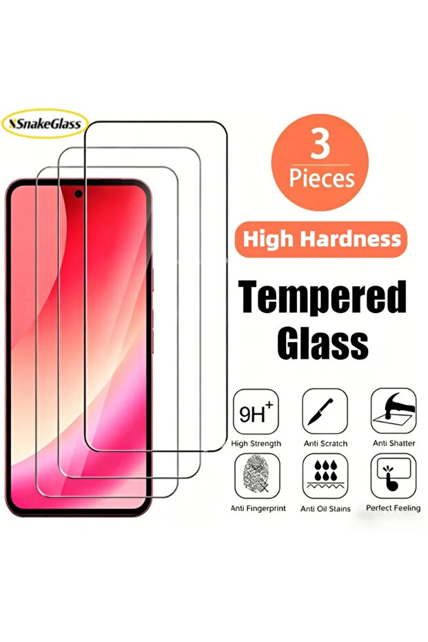 Google Pixel 7 Pro 3 Pieces High Definition 3Pcs Tempered Glass for Google Pixel 10 Pro XL 9 10A 8A