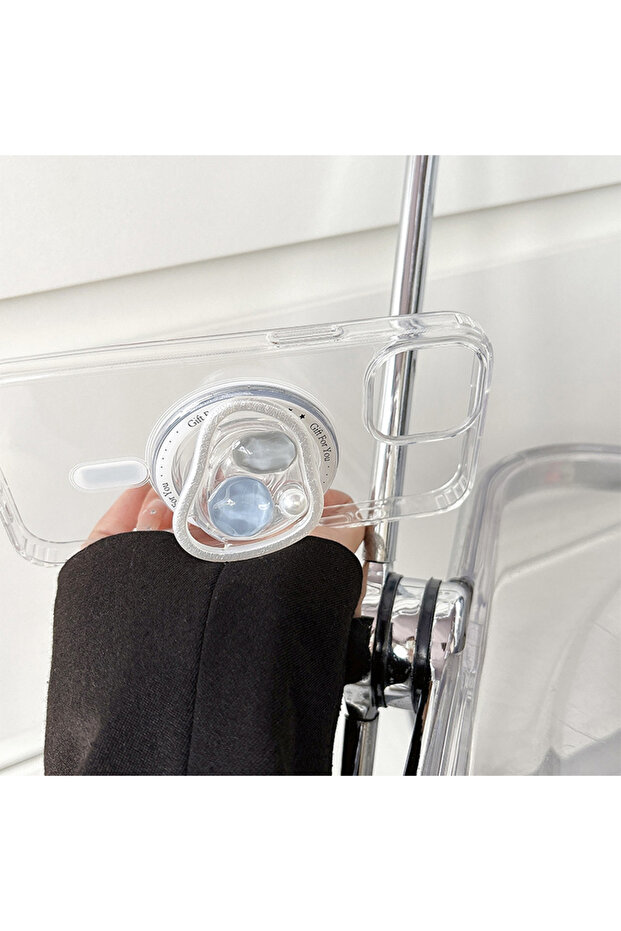 03 Magnetic Kickstand Smartphone Ring Holder Handheld Finger Grip Airbag Phone Bracket Detachable D