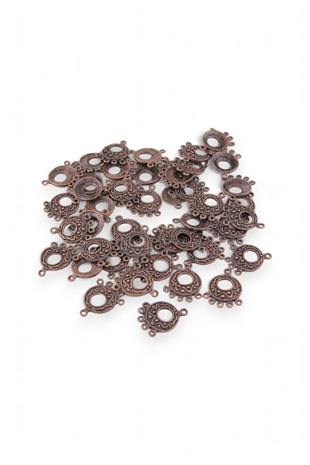 Round Ring Shaped 20X20 mm Edges Drop Model Brass Stainless (5 Pieces)