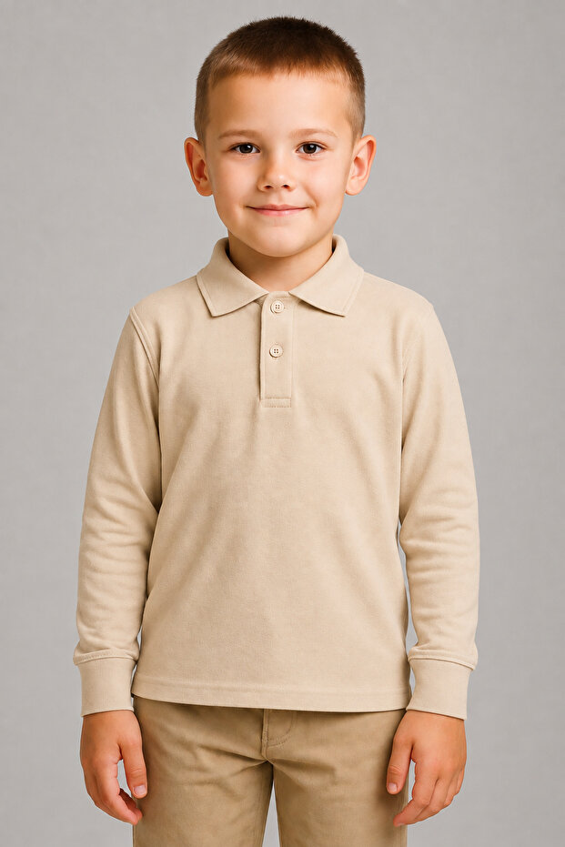 Polo Collar Plain School Lakos (Forma)