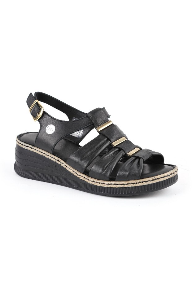 Women's Sandals Daily Genuine Leather Multi-Strap Anatomical Padded Sole 26Y-2370
