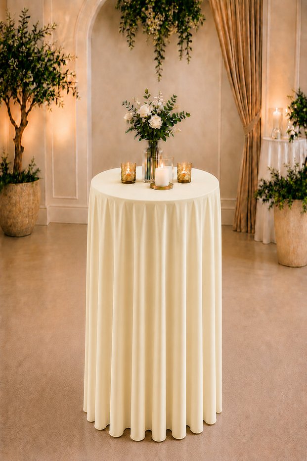 Dertsiz Serpme Bistro Tablecloth | Wedding, Event, Organization, Cocktail Tablecloth