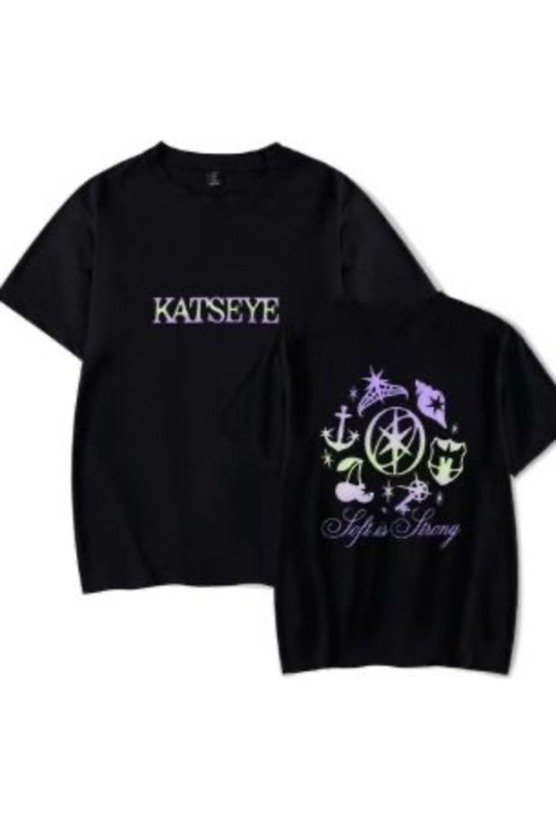 Katseye Printed Cotton Oversize T-Shirt