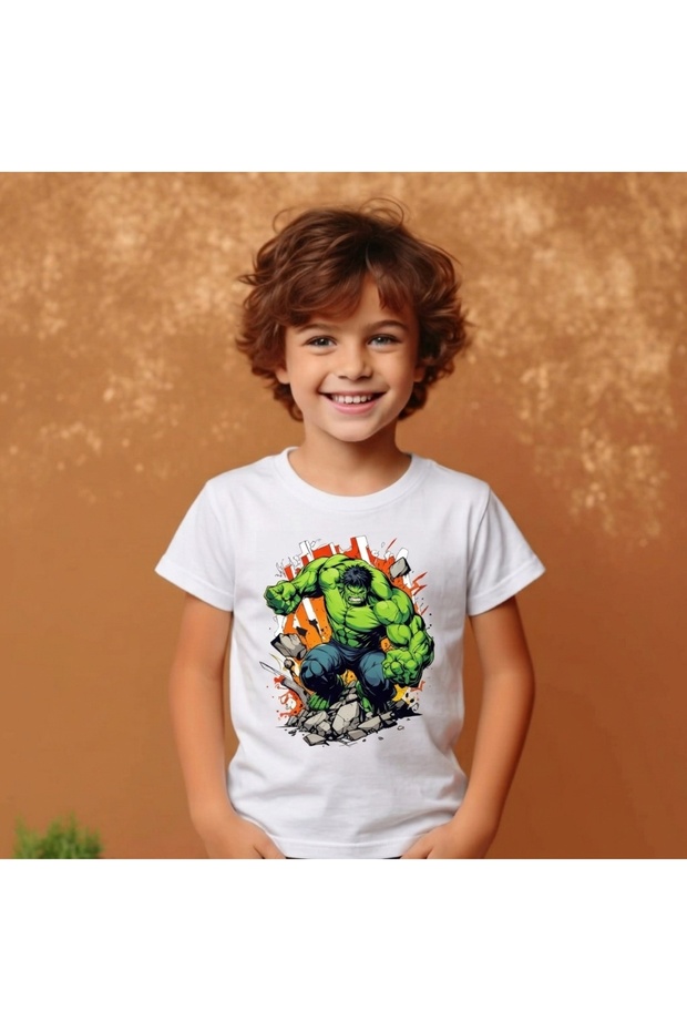 Hulk Printed Kids Tshirt