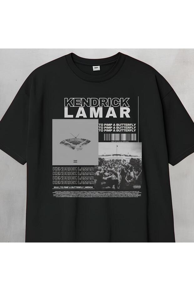 Kendrick Lamar Printed Circular Neck Cotton Oversize Fit Unisex Tshirt