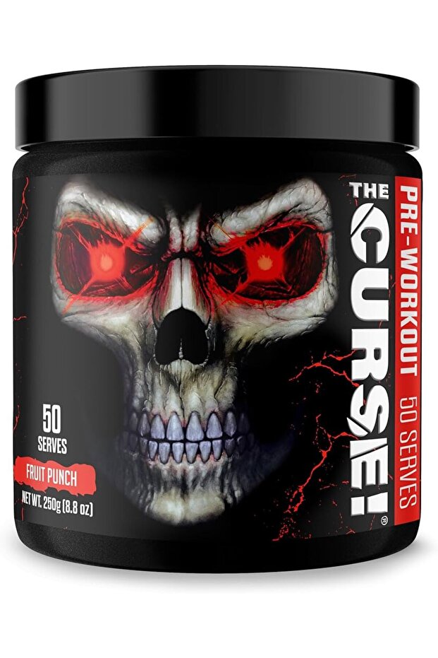 Sports the Curse! Preworkout Caffeine Beta-Alanine Creatine L-Citrulline Boost Energy Strength & Focus