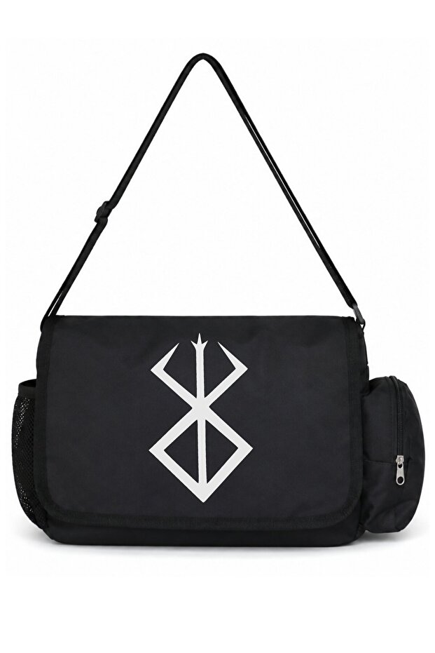 Berserk Guts Anime Logo Printed Unisex School, Sports, Office Multi-Purpose Messenger Bag