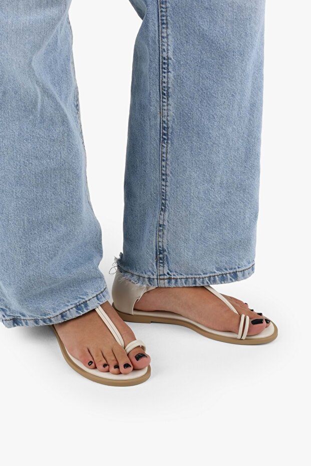 Women's Lavin Ecru Skin Sandals