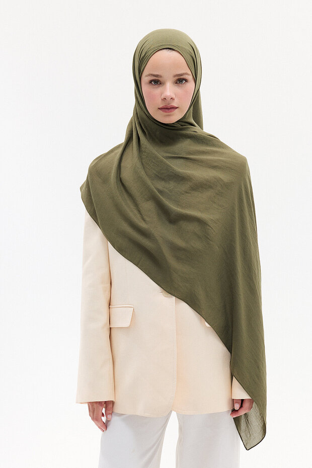 Comfort Cotton Shawl - Green