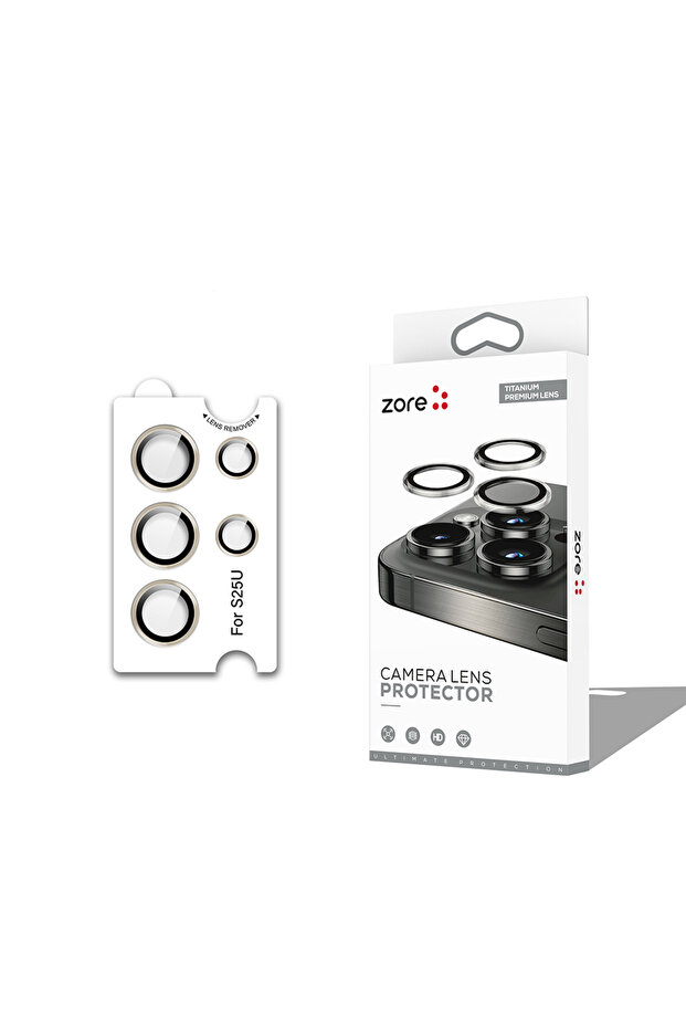 Galaxy S25 Ultra Camera Lens Protector Sapphire Non-Distorting Image Quality Anti-Glare Premium