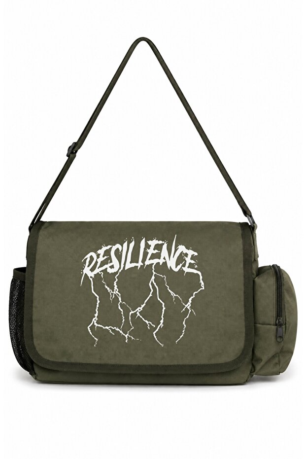 Resilience Lightning Printed Unisex School, Sports, Office Multi-Purpose Messenger Bag