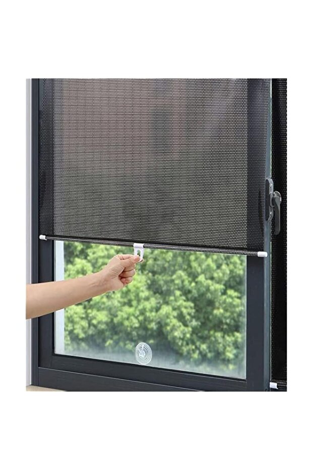 1pcs Retractable Balcony Sun Shade,Suction Cup Roller Blind,Blackout Curtain,Home Use Window Sun Block Bathroom Heat Insulation Blackout Roller Blinds (60x40cm)